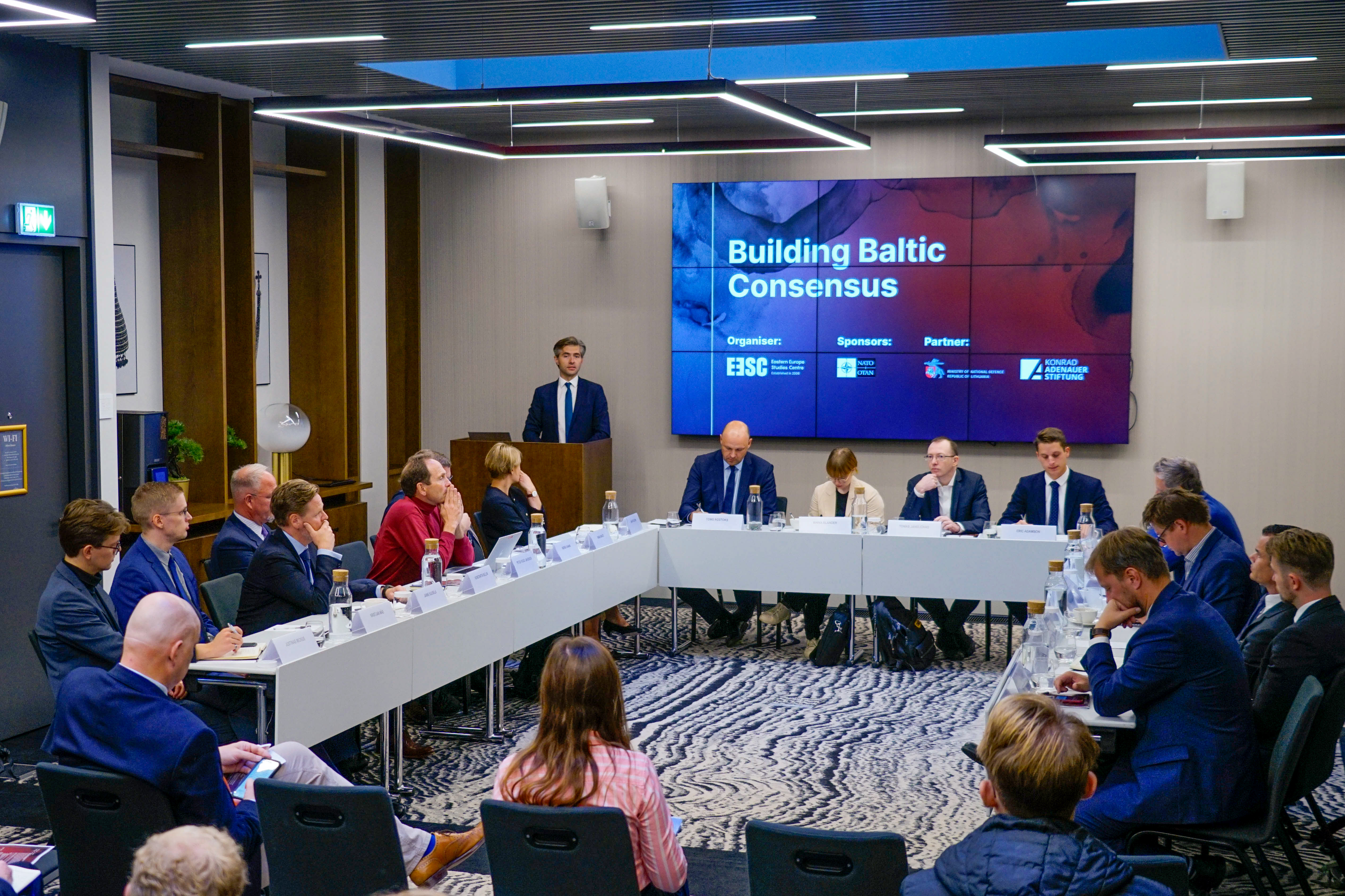 The Eastern Europe Studies Centre hosted the event Building Baltic Consensus